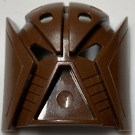 Lego maska Bionicle (Turaga), hnědá (4144191 BROWN)
